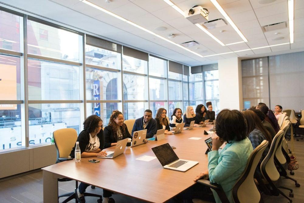 The NAFAH team working around a table